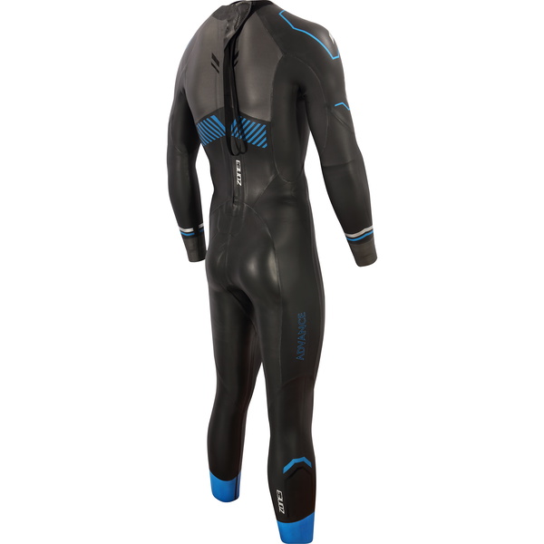 2026 Zone3 Mens Advance Swim Wetsuit WS21MADV - Black / Blue
